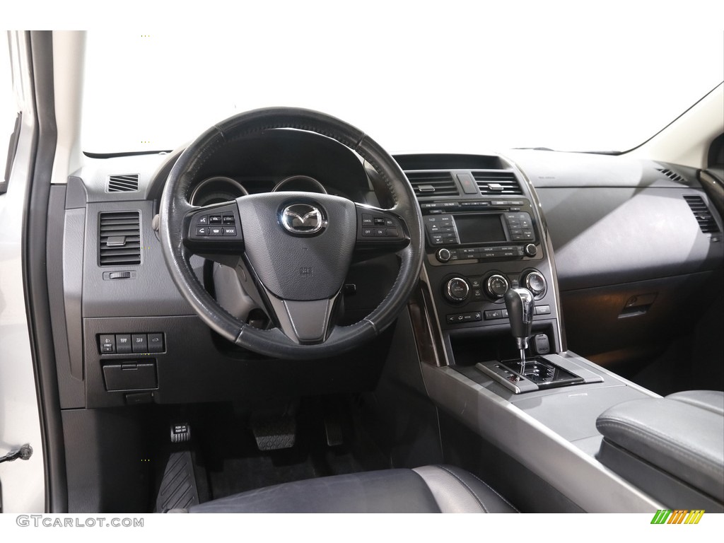 2012 Mazda CX-9 Grand Touring AWD Black Dashboard Photo #141993645