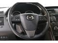 Black 2012 Mazda CX-9 Grand Touring AWD Steering Wheel