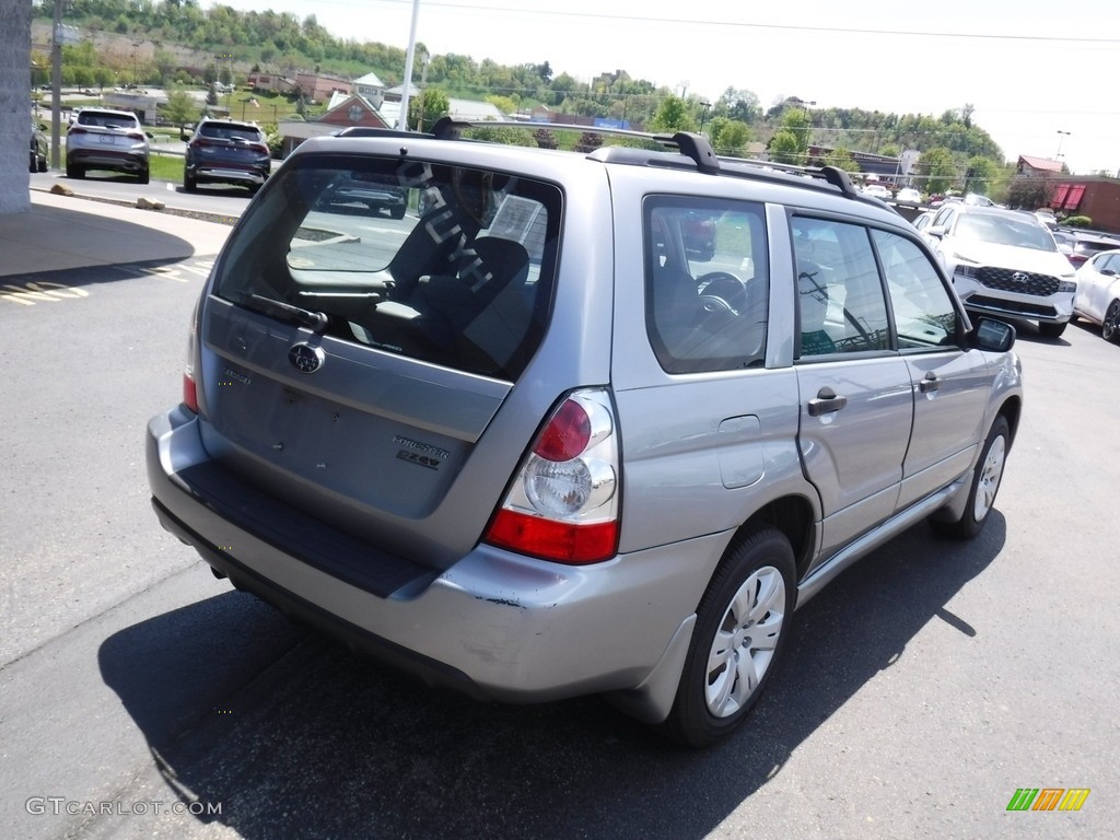 2008 Forester 2.5 X - Steel Silver Metallic / Graphite Gray photo #10