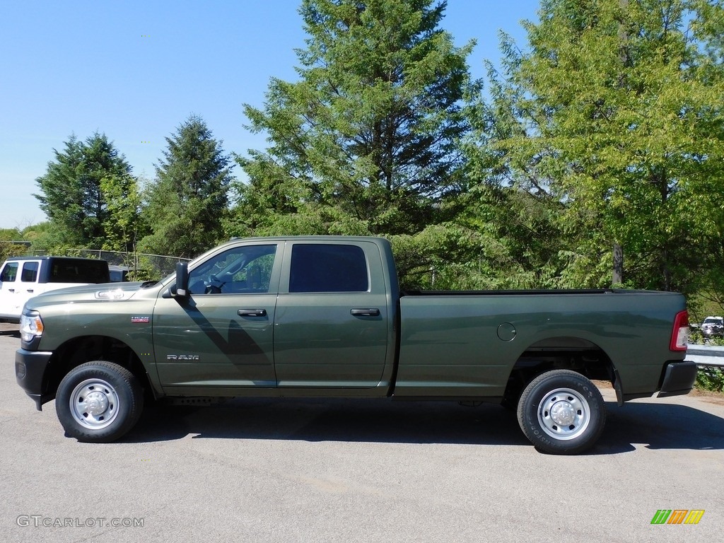 2021 2500 Tradesman Crew Cab 4x4 - Olive Green Pearl / Black/Diesel Gray photo #9