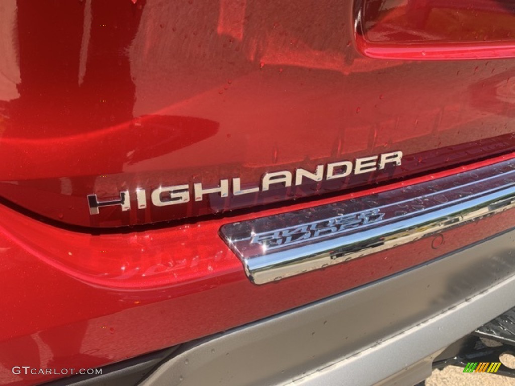 2021 Highlander Hybrid Platinum AWD - Ruby Flare Pearl / Black photo #18
