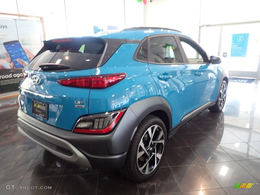 2022 Teal Isle Hyundai Kona Limited AWD 141991314 Photo 2 GTCarLot