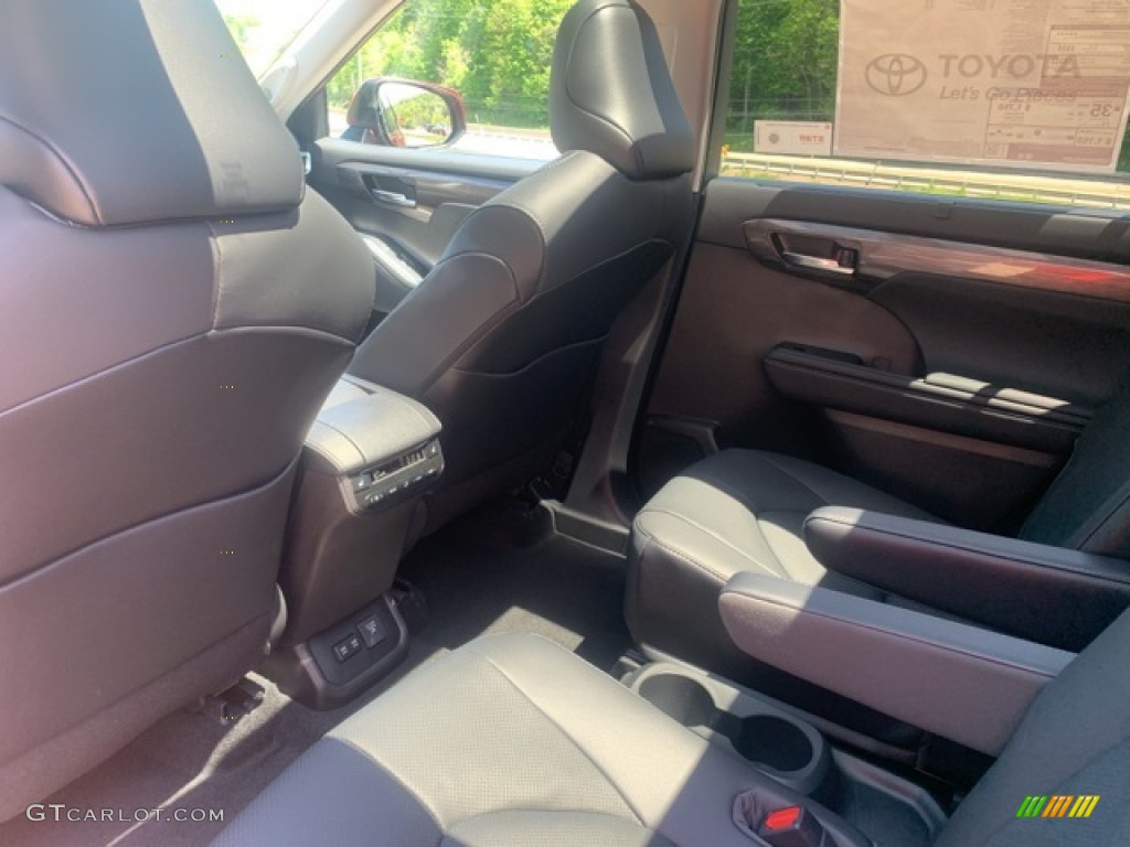 2021 Highlander Hybrid Platinum AWD - Ruby Flare Pearl / Black photo #22