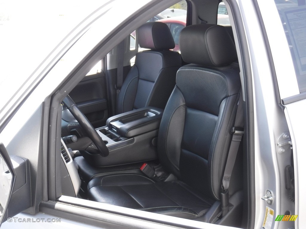Jet Black Interior 2016 Chevrolet Silverado 1500 LT Double Cab 4x4 Photo #141995193