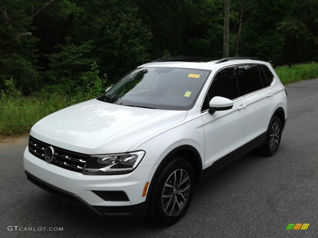 Pure White 2019 Volkswagen Tiguan SE Exterior Photo #141997431