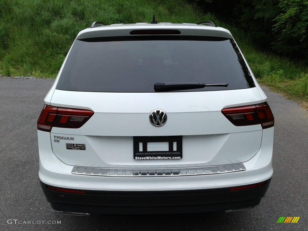 Pure White 2019 Volkswagen Tiguan SE Exterior Photo #141997563