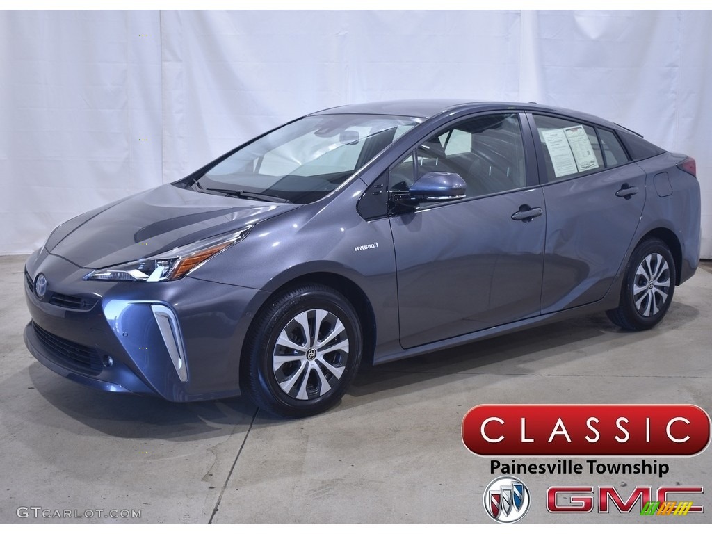 2019 Prius XLE AWD-e - Magnetic Grey Metallic / Black photo #1
