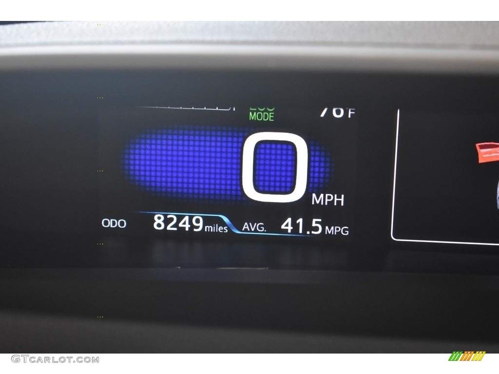 2019 Prius XLE AWD-e - Magnetic Grey Metallic / Black photo #18