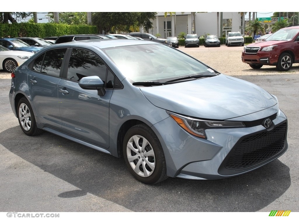 Celestite Gray Metallic 2020 Toyota Corolla LE Exterior Photo #141998343