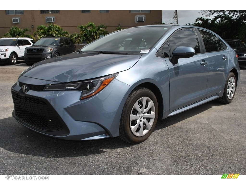 Celestite Gray Metallic 2020 Toyota Corolla LE Exterior Photo #141998424