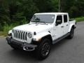 2021 Bright White Jeep Gladiator Overland 4x4  photo #2
