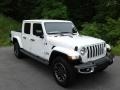 2021 Bright White Jeep Gladiator Overland 4x4  photo #4