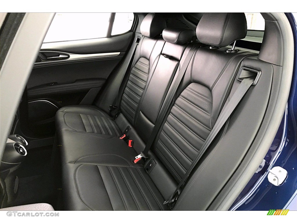 2018 Alfa Romeo Stelvio Ti Sport AWD Rear Seat Photos