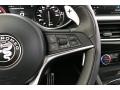 Black/Black 2018 Alfa Romeo Stelvio Ti Sport AWD Steering Wheel