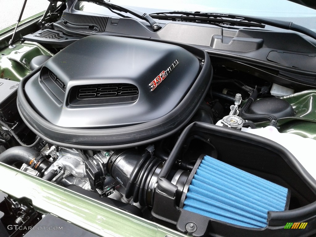 2021 Dodge Challenger R/T Scat Pack Shaker 392 SRT 6.4 Liter HEMI OHV-16 Valve VVT MDS V8 Engine Photo #142000213