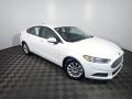 2015 Oxford White Ford Fusion S  photo #3