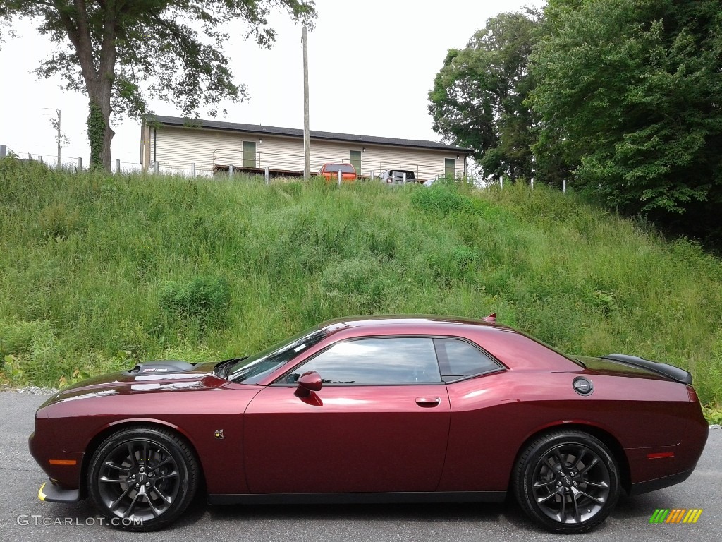 Octane Red Pearl 2021 Dodge Challenger R/T Scat Pack Shaker Exterior Photo #142000731