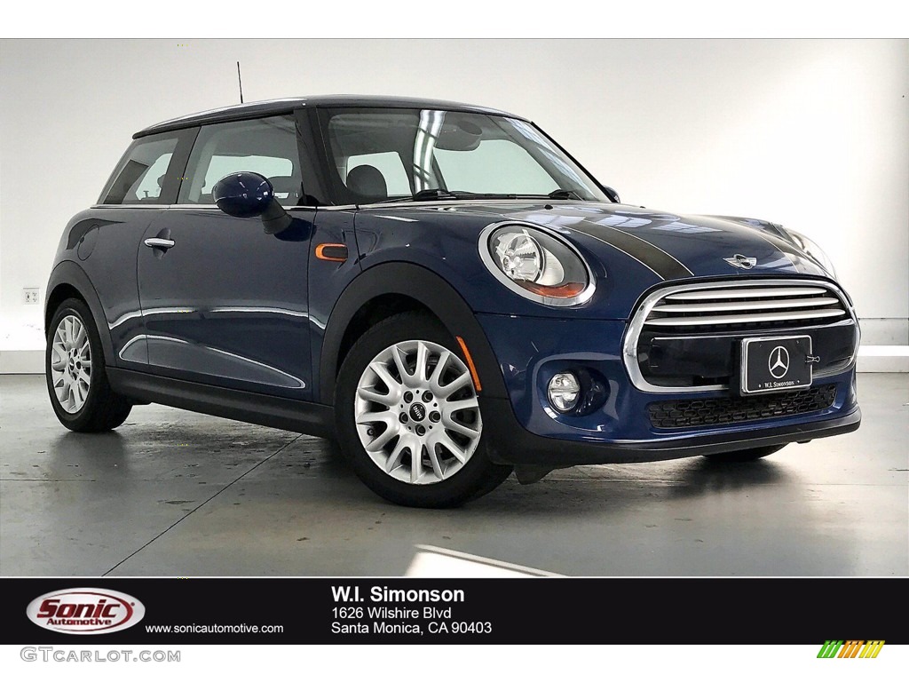 2014 Cooper Hardtop - Deep Blue Metallic / Carbon Black photo #1