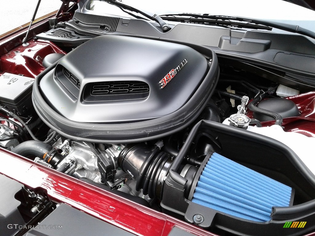 2021 Dodge Challenger R/T Scat Pack Shaker 392 SRT 6.4 Liter HEMI OHV-16 Valve VVT MDS V8 Engine Photo #142000935