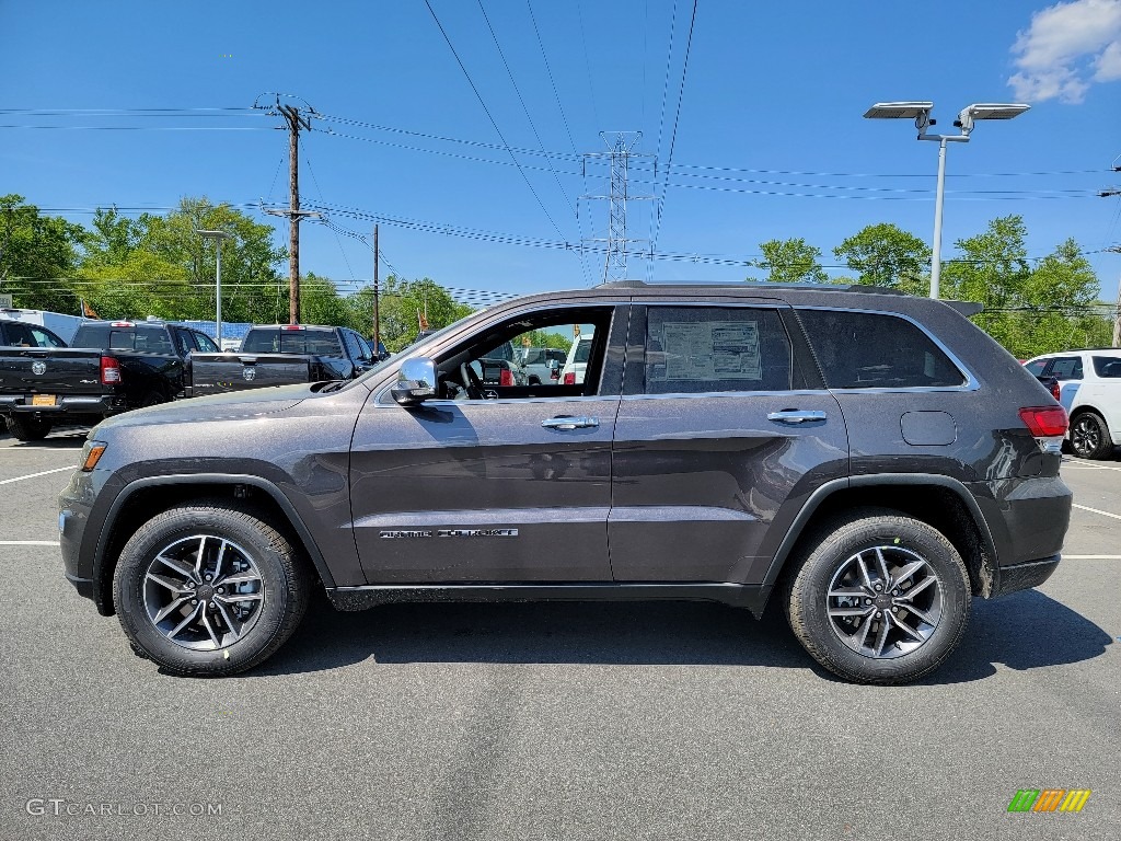2021 Grand Cherokee Limited 4x4 - Granite Crystal Metallic / Black photo #3