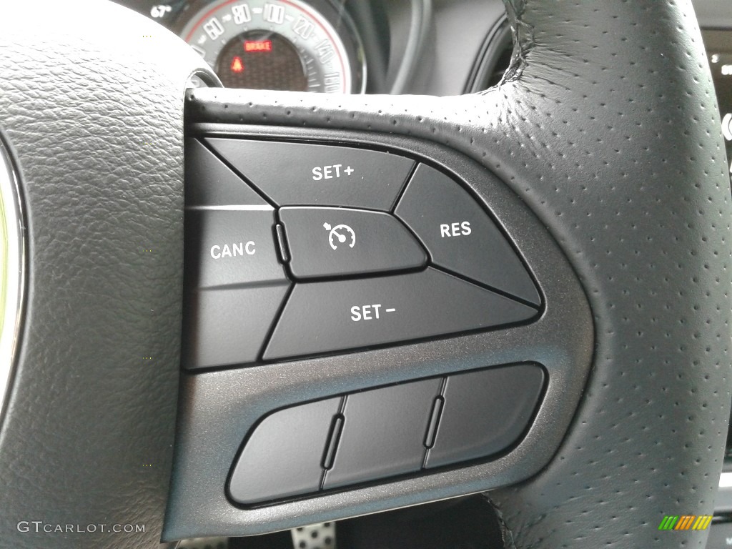 2021 Dodge Challenger R/T Scat Pack Shaker Black Steering Wheel Photo #142001175