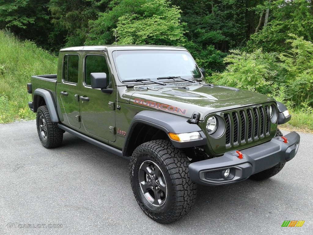 2021 Gladiator Rubicon 4x4 - Sarge Green / Black photo #4