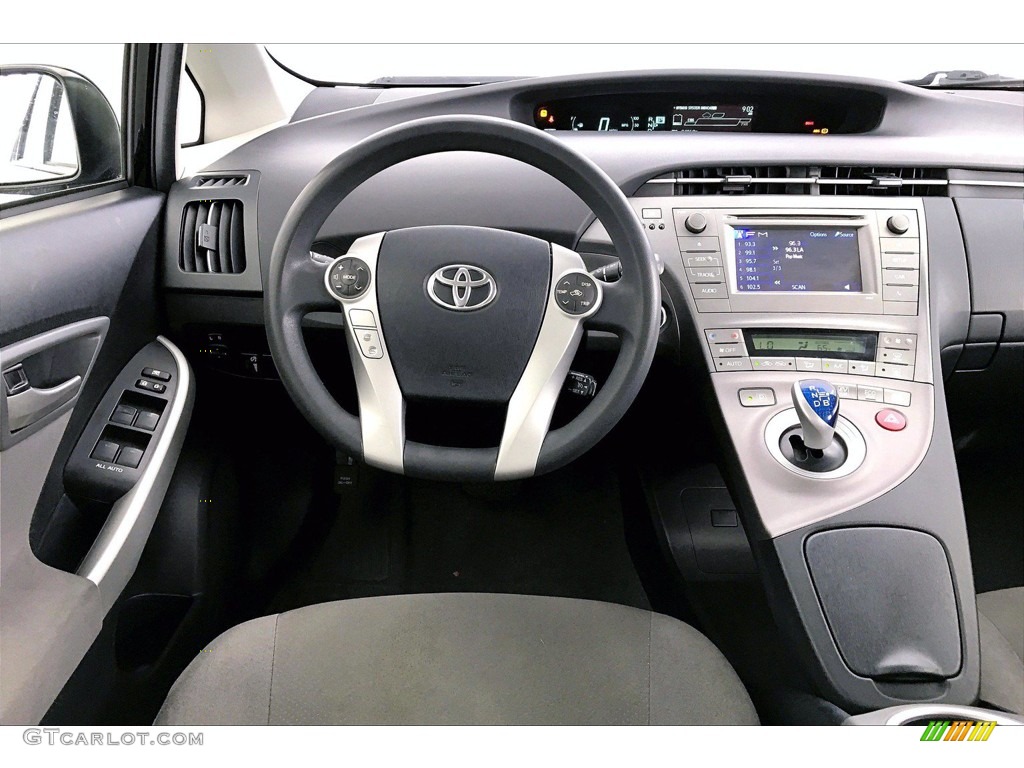 2014 Prius Five Hybrid - Black / Misty Gray photo #4