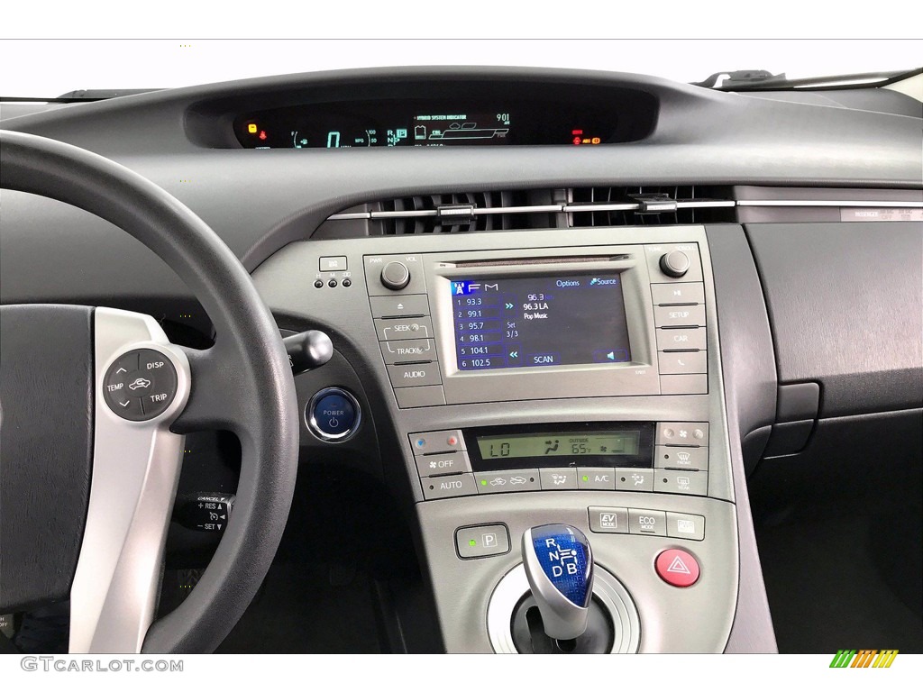 2014 Prius Five Hybrid - Black / Misty Gray photo #5