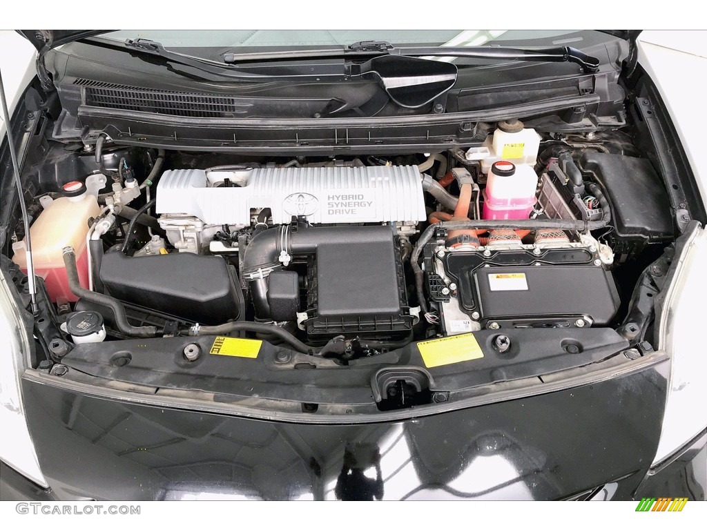 2014 Prius Five Hybrid - Black / Misty Gray photo #9