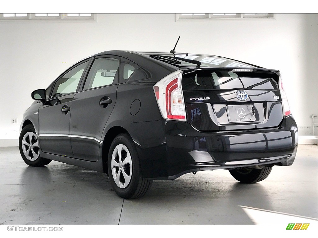 2014 Prius Five Hybrid - Black / Misty Gray photo #10