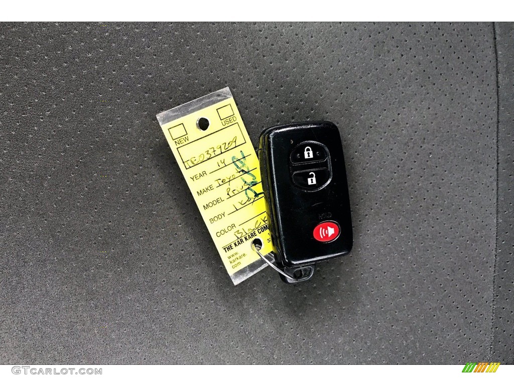 2014 Prius Five Hybrid - Black / Misty Gray photo #11