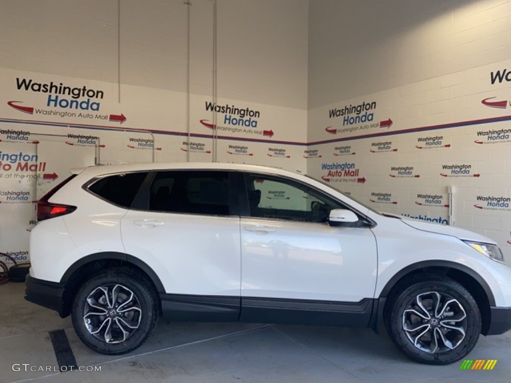 2021 CR-V EX AWD - Platinum White Pearl / Black photo #2