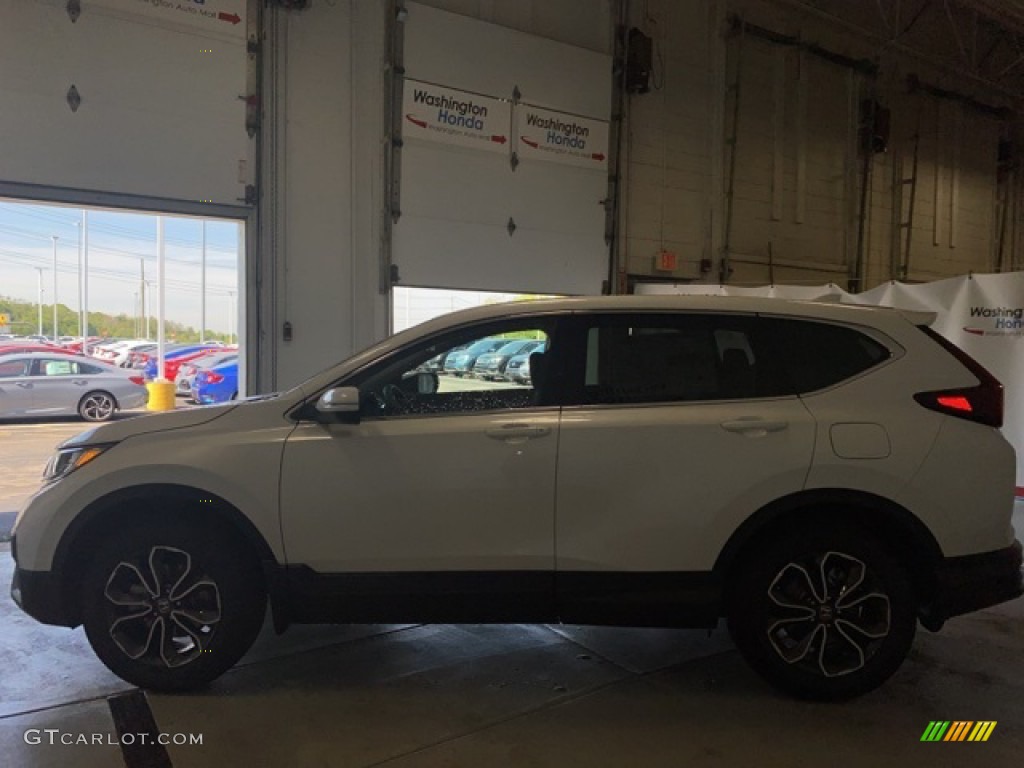2021 CR-V EX AWD - Platinum White Pearl / Black photo #4