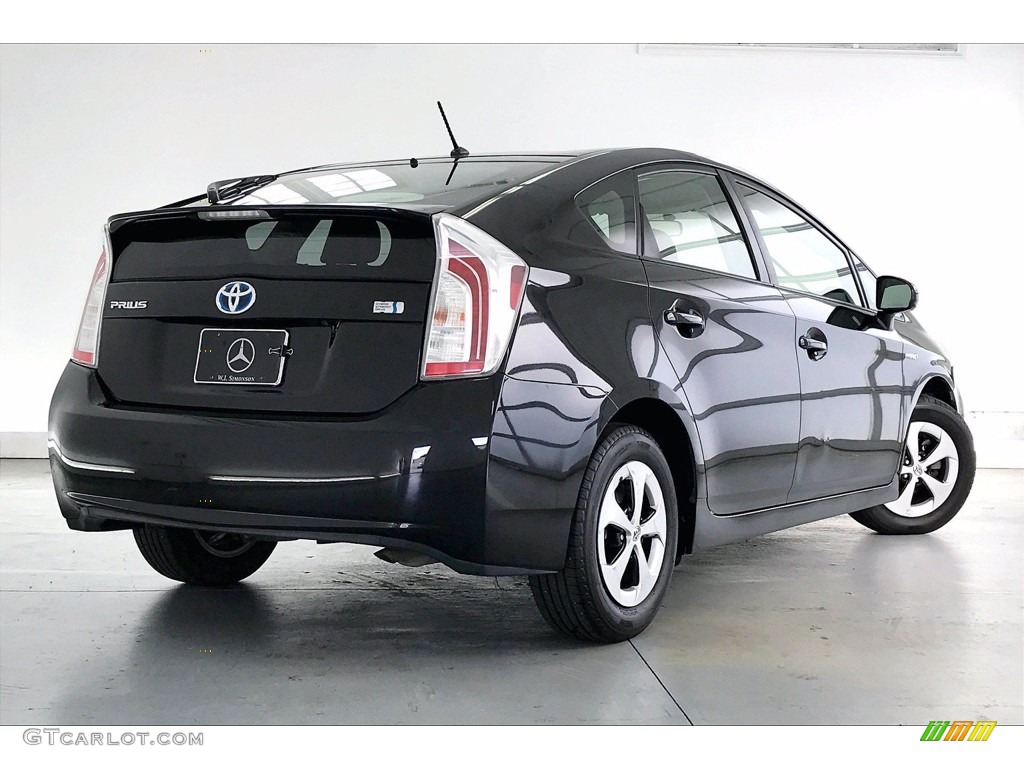 2014 Prius Five Hybrid - Black / Misty Gray photo #13