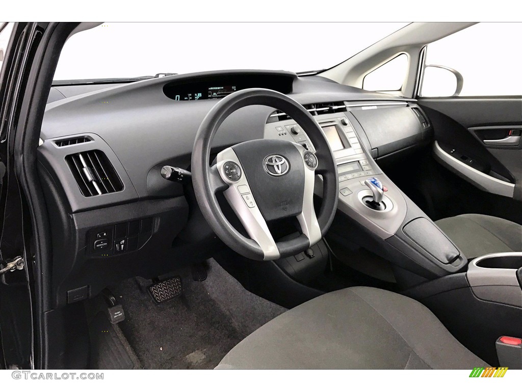 2014 Prius Five Hybrid - Black / Misty Gray photo #14