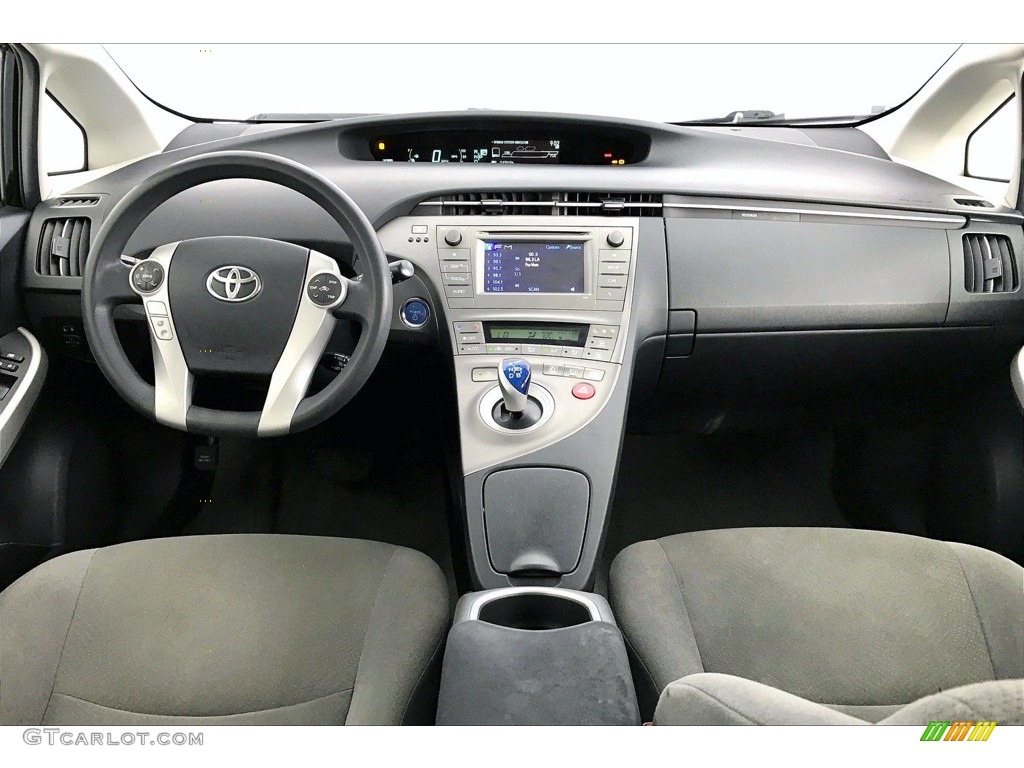 2014 Prius Five Hybrid - Black / Misty Gray photo #15