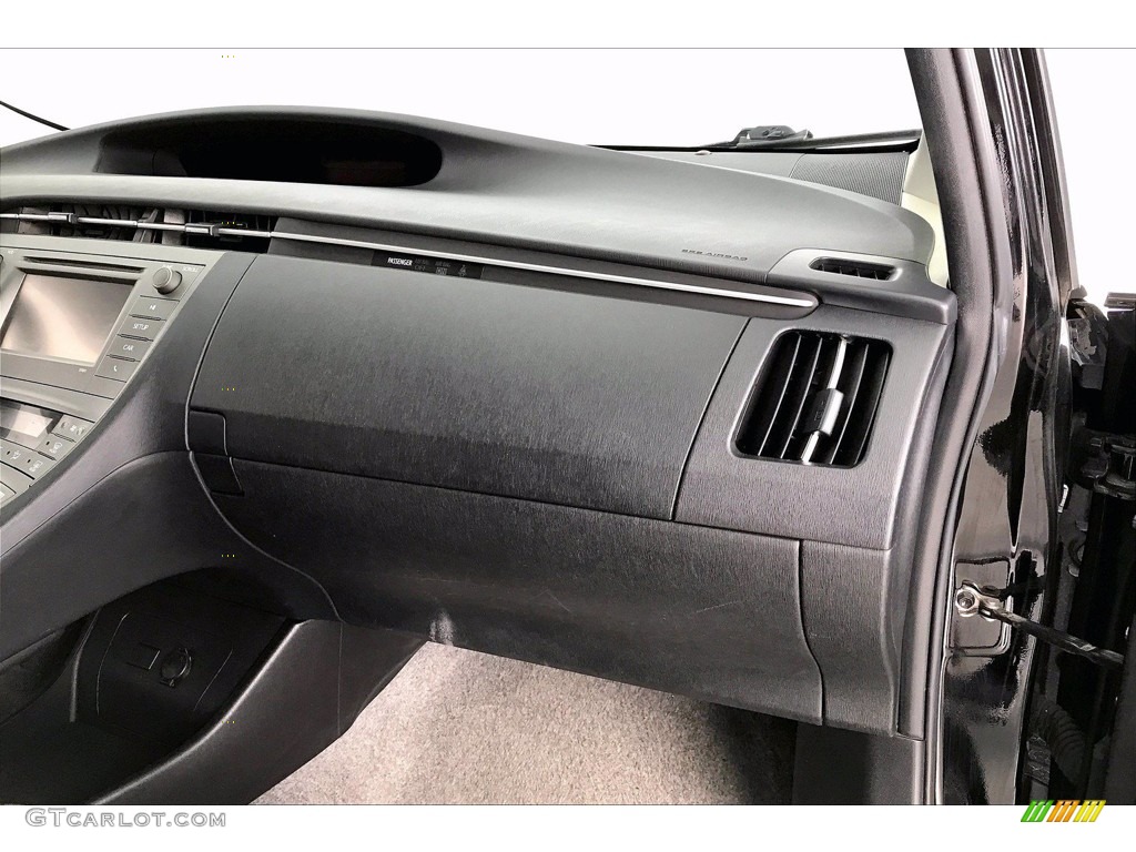 2014 Prius Five Hybrid - Black / Misty Gray photo #16