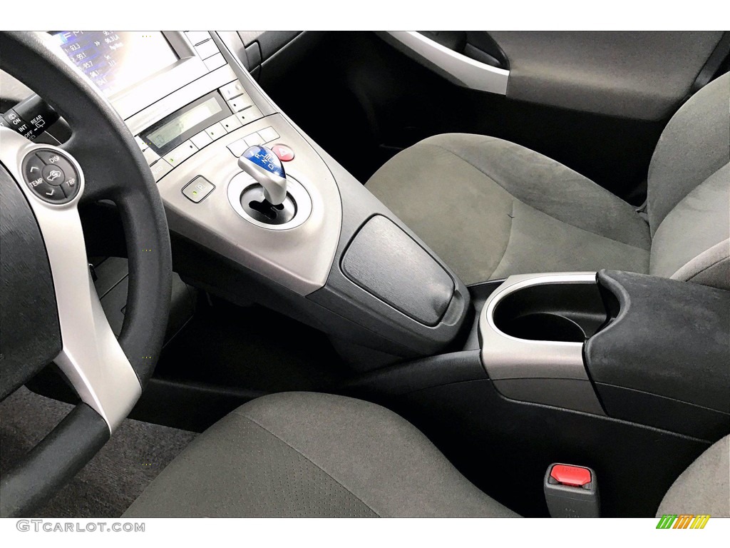 2014 Prius Five Hybrid - Black / Misty Gray photo #17