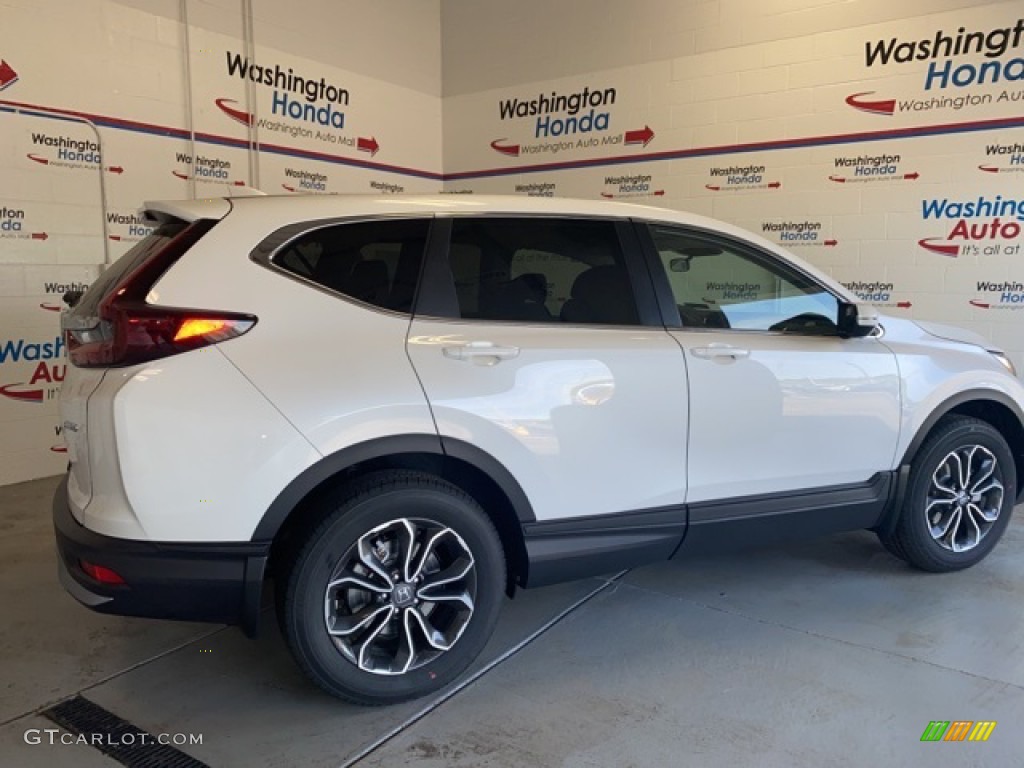 2021 CR-V EX AWD - Platinum White Pearl / Black photo #3