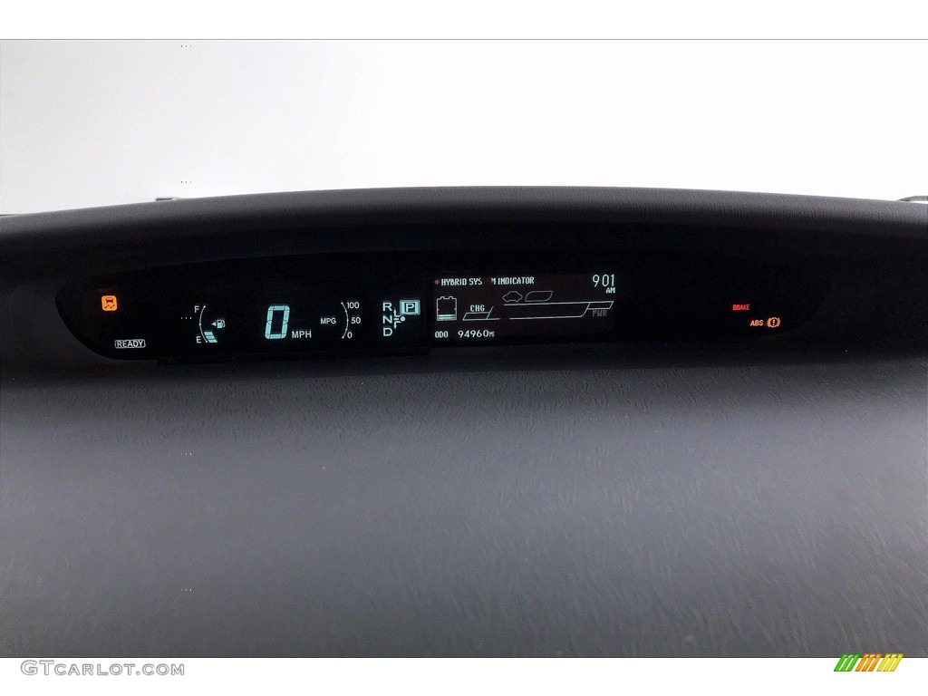 2014 Prius Five Hybrid - Black / Misty Gray photo #23