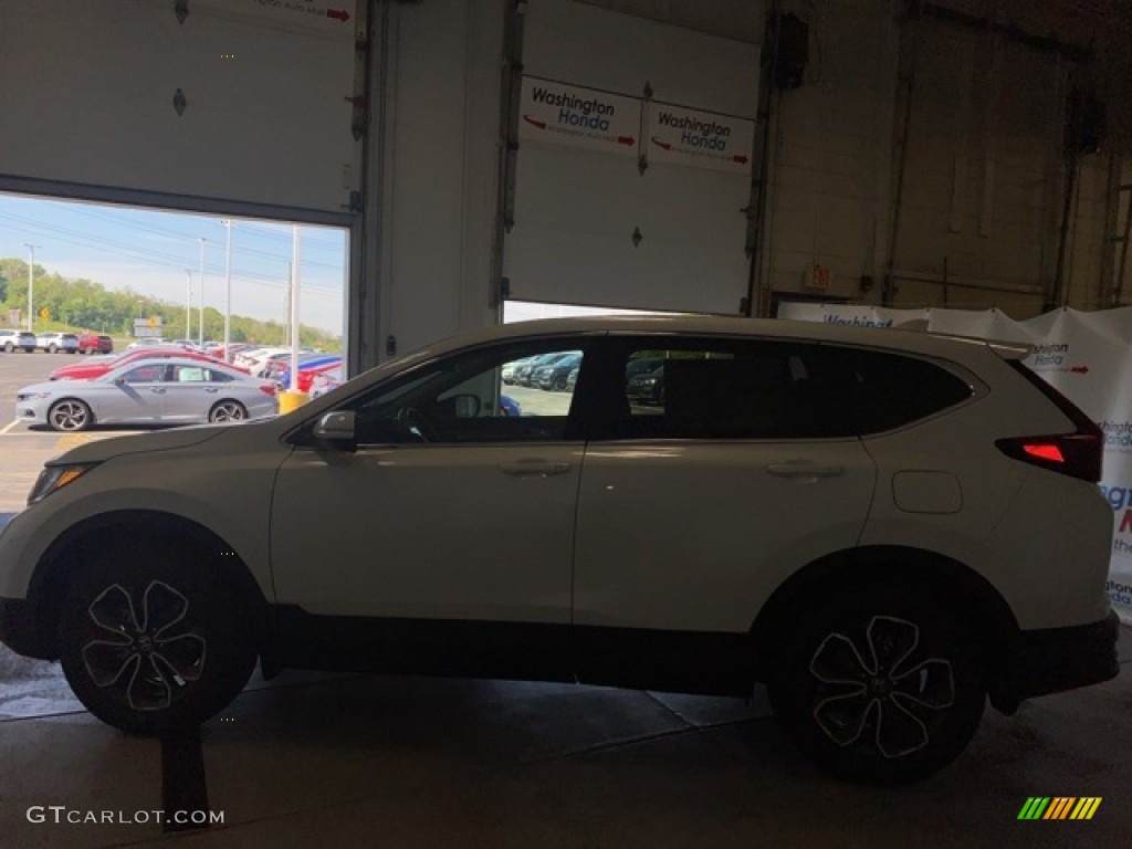 2021 CR-V EX AWD - Platinum White Pearl / Black photo #5