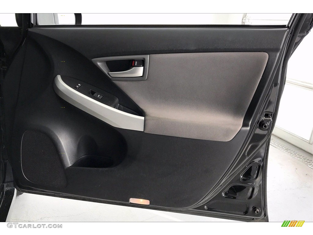 2014 Prius Five Hybrid - Black / Misty Gray photo #26