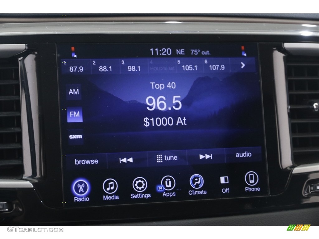 2017 Pacifica Touring - Dark Cordovan Pearl / Black/Alloy photo #10