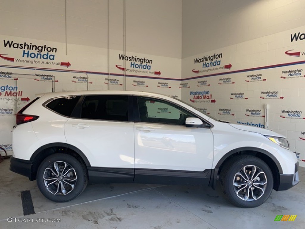 2021 CR-V EX-L AWD - Platinum White Pearl / Black photo #2