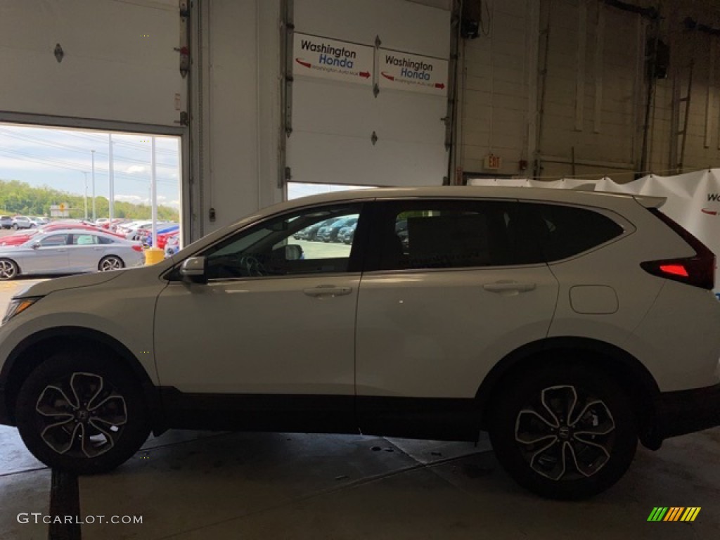 2021 CR-V EX-L AWD - Platinum White Pearl / Black photo #4