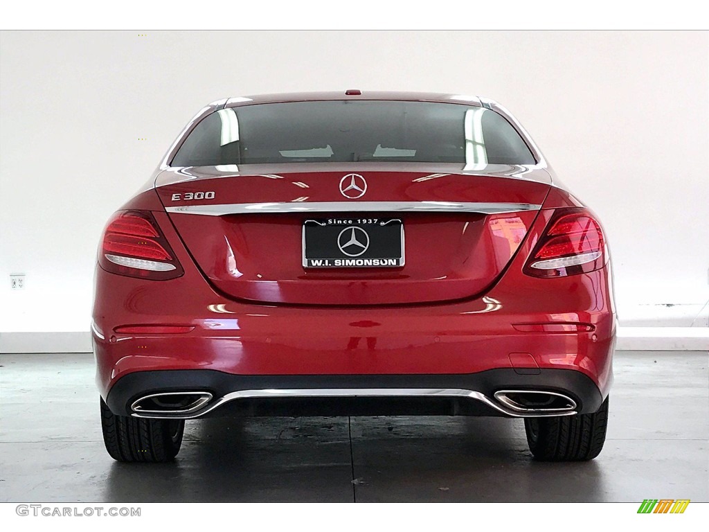 2018 E 300 Sedan - designo Cardinal Red Metallic / Macchiato Beige/Black photo #3