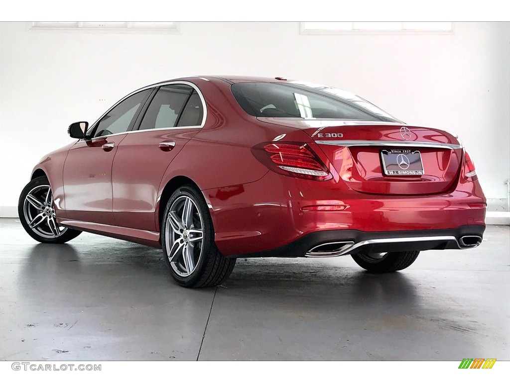 2018 E 300 Sedan - designo Cardinal Red Metallic / Macchiato Beige/Black photo #10