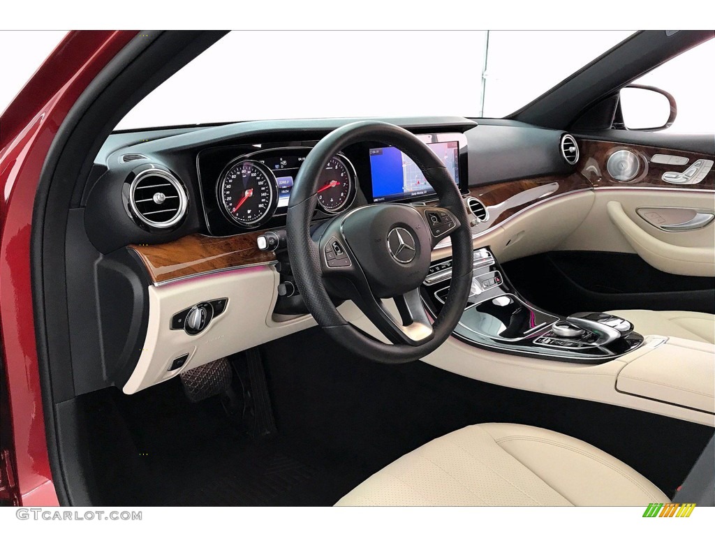 2018 E 300 Sedan - designo Cardinal Red Metallic / Macchiato Beige/Black photo #14