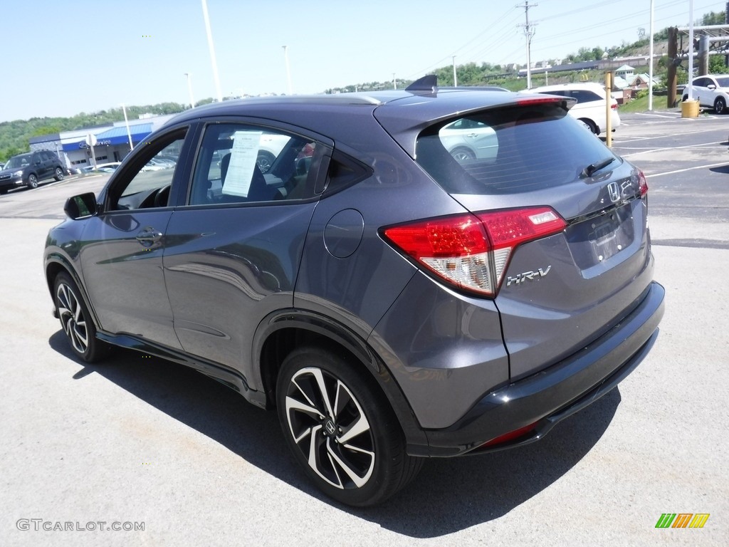 2019 HR-V Sport AWD - Modern Steel Metallic / Black photo #7