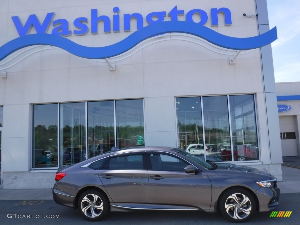 2019 Accord EX-L Sedan - Modern Steel Metallic / Black photo #2